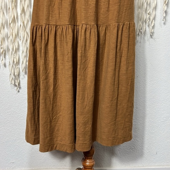 Nation LTD Brown Short Sleeve Midi Dress Size XS - Picture 13 of 14